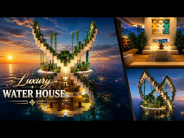 Luxury and Epic Water House In Minecraft #45