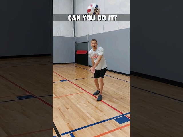 Volleyball - Warm Up Trick - Can you clap pass? #pebowman