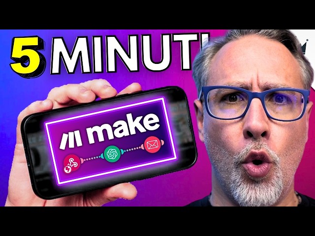 Tutorial #MAKE AI ex #Integromat in 5 minutes (with Insights 🎁 )