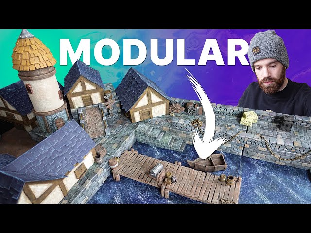 ⚓ The Most Versatile DOCK/BRIDGE System for Your Tabletop Battles!