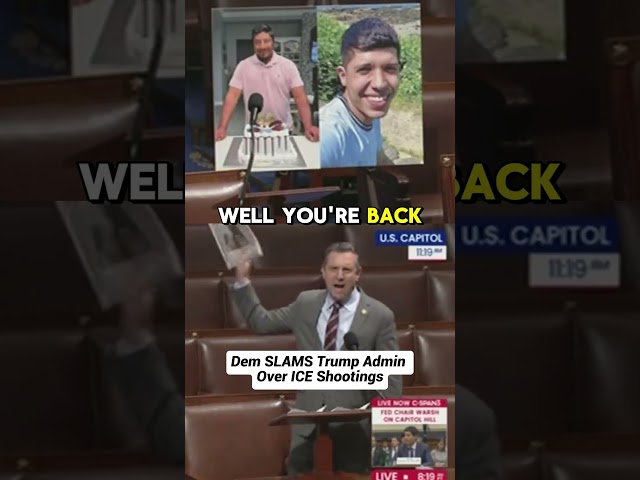 Dem SLAMS Trump Admin Over ICE Shootings