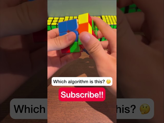 Rubik’s Cube guess the algorithm #cubing #satisfying #algorithm #speedcubing #viral #trending #cube