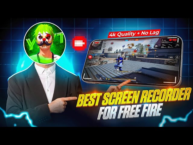 Best Screen Recorder for Free Fire 🤯 | No Lag 4K Screen Recorder for FF | Free Fire Recording