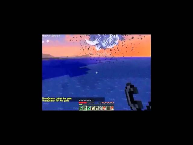 Minecraft TNT explosion 10,000 TNT blocks.