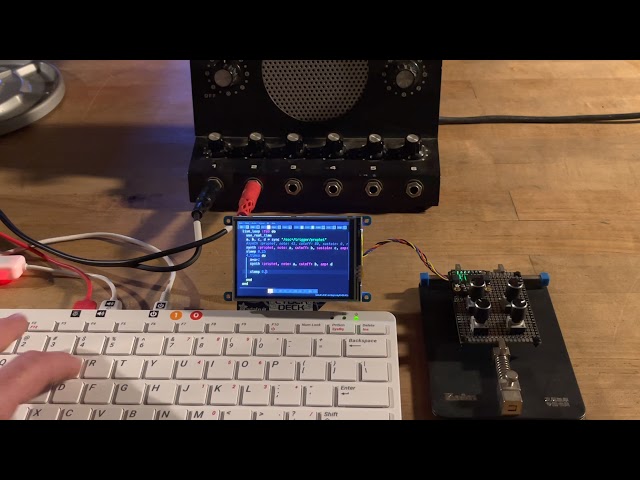 Analog Knobs on RaspberryPi 400 Synth @adafruit @johnedgarpark #adafruit #sonic-pi