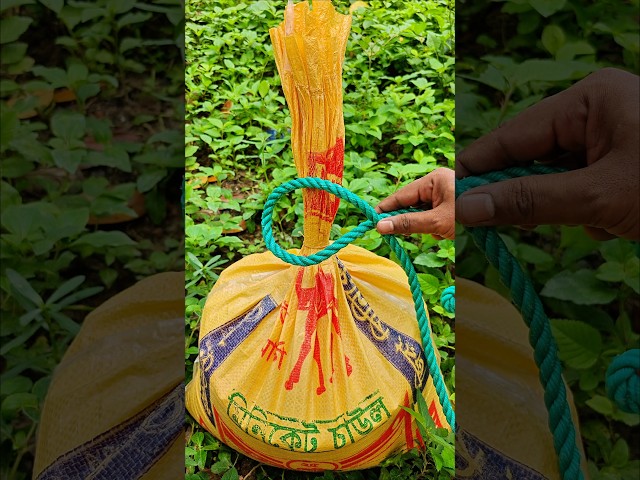 Best Way to Tie a Bag! 🔥