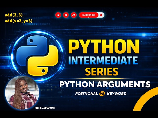 Python Function Arguments Made Simple | Positional vs Keyword vs Default | Richel Attafuah