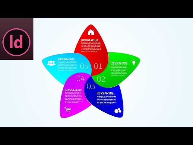 Easy Way to Create Cycle Business Infographic Template in Adobe InDesign