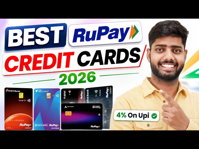 Best RuPay Credit Cards 2026 || Best UPI Credit Cards 2026 | Lifetime Free Rupay Credit Card
