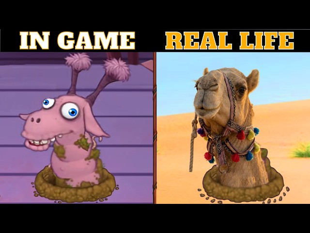 ALL Paranormal Monsters vs Real-Life Counterparts || My Singing Monster