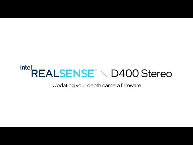 Using the Intel® RealSense™ Viewer to update your depth camera firmware