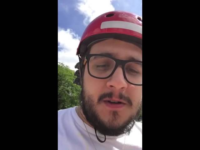 Snapchat stories: Correria na bike