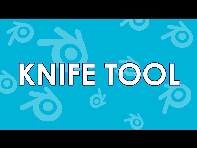 How to Use the Knife Tool in Blender | Blender Basics #10