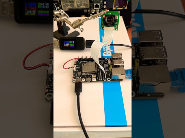 Waveshare ESP32-P4 IP Camera Prototype – Hardware H.264 Encoding & RTSP Streaming (1080p @ 30FPS)