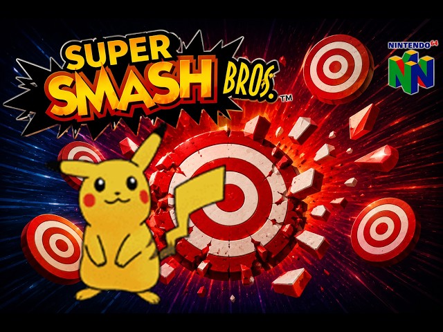 Super Smash Bros. 64 Break the Targets Pikachu