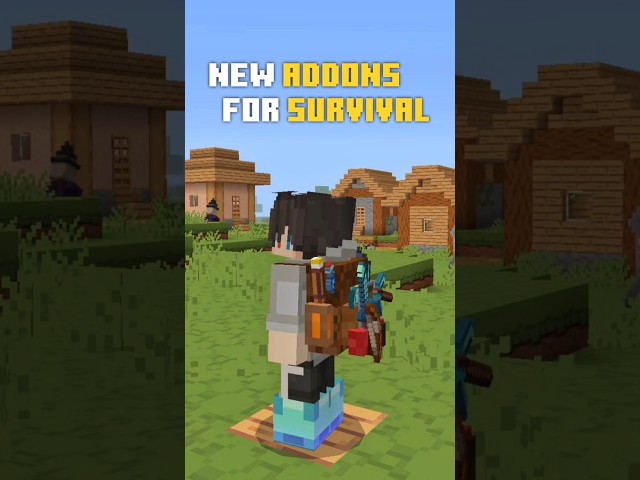 COOL ADDONS FOR SURVIVAL! MCPE 1.26 ✨
