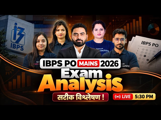IBPS PO Mains 2026 Exam Analysis | IBPS PO Mains 2026 Exam Review | banking Testbook