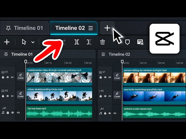 How To Add Multiple Timelines In CapCut