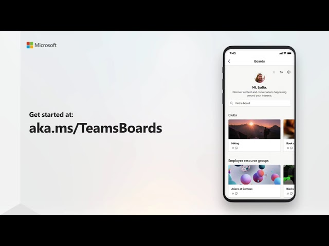 Stay organized, share ideas, and discover content with Boards app