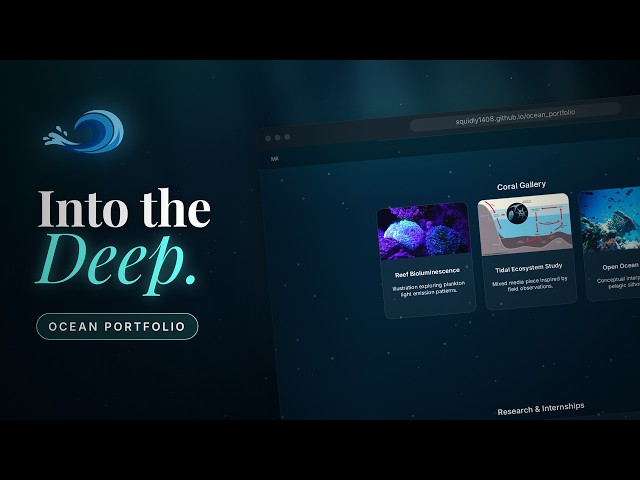 Ocean Portfolio [DEMO PORTFOLIO]