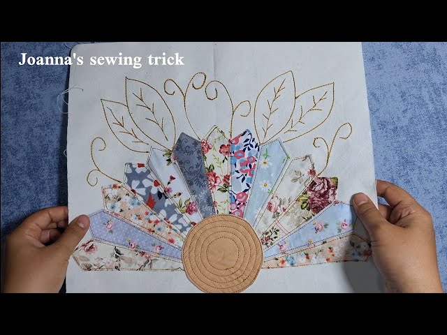 How to sew a patchwork   tote bag with scraps:sewing stylish tote bag with scraps 