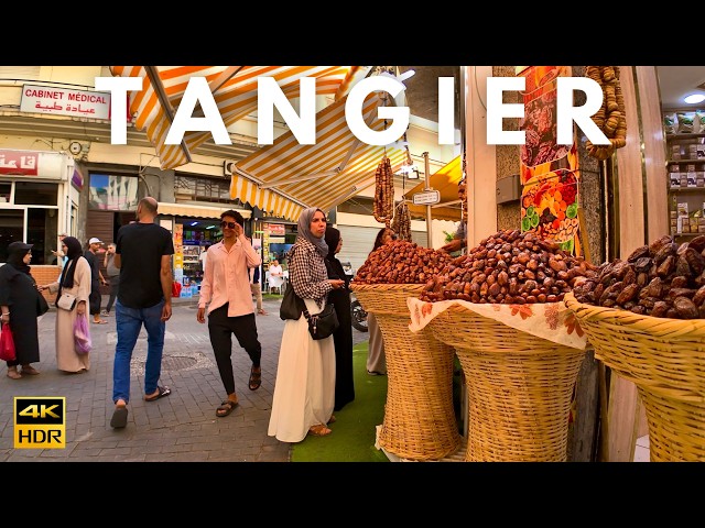 TANGIER Morocco Walking Tour 🇲🇦 | Inside the Labyrinth MEDINA!– 4K HDR