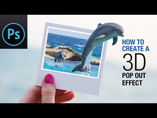 Tutorial | Dolphins 3D Pop Out Effect in Photoshop