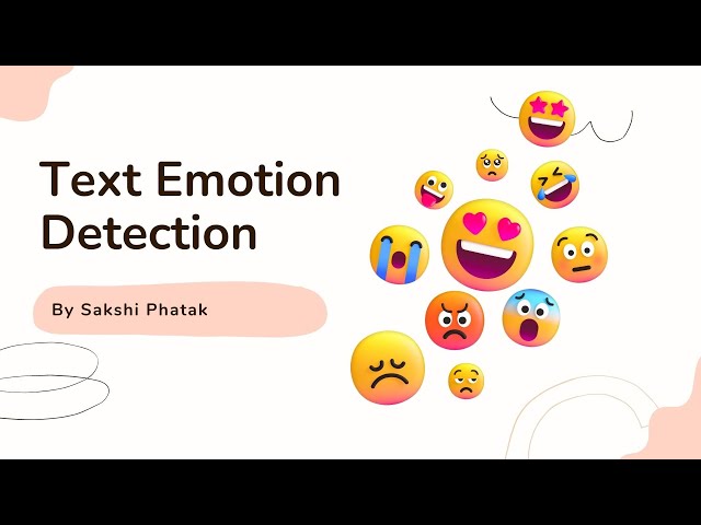 Text Emotion Detection using NLP | Python | Streamlit Web Application