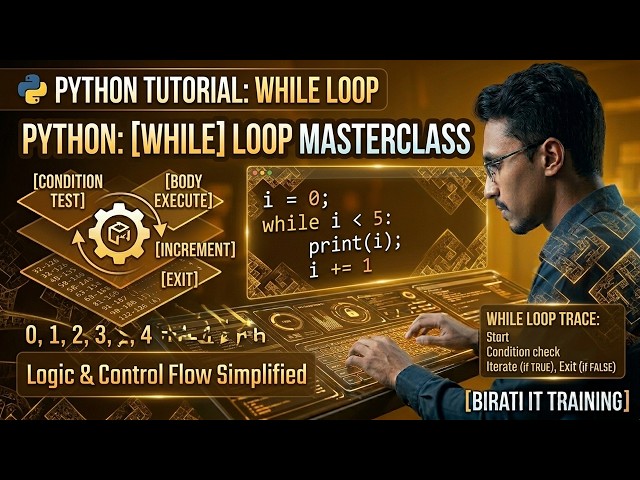 Python While Loop Tutorial | Complete Guide to Logic & Control Flow