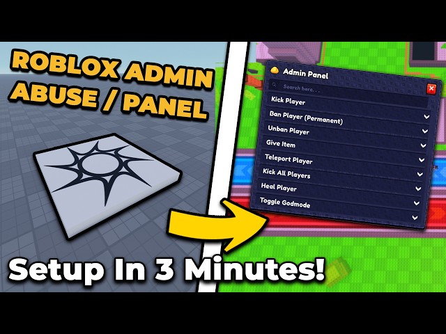 How To Create a Roblox Admin Panel Using AI (Showcase)