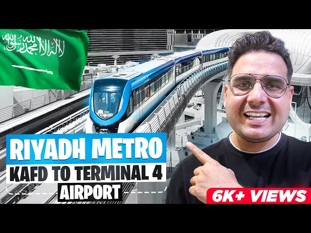 Taking The BRAND NEW Riyadh Metro To The Airport - My First Experience!