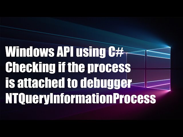 WinAPI with C# - Checking if Process is being debugged