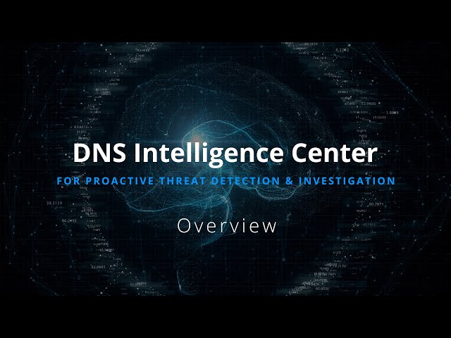 EfficientIP DNS Intelligence Center Overview