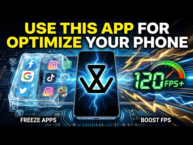 Stop Background Apps & Optimize Your Phone for Gaming | 120 FPS!
