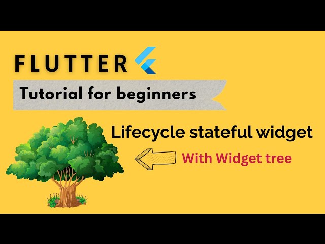 Flutter  tutorial | Lifecycle of StatefulWidget !
