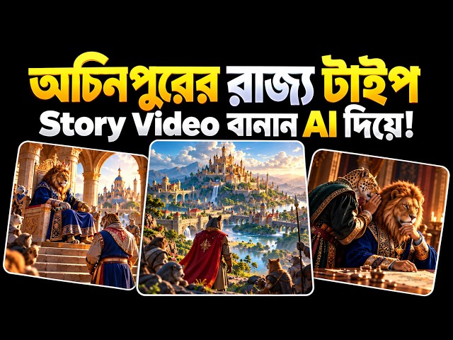 অচিনপুরের রাজ্য টাইপ Story Video বানান AI দিয়ে! | সম্পূর্ণ গাইডলাইন