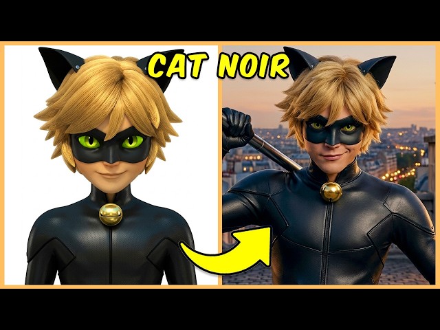 MIRACULOUS in REAL LIFE 😱🐞 + Guess the VOICE