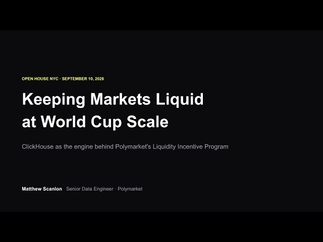 How Polymarket Keeps Markets Liquid at World Cup Scale