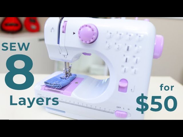Mini Sewing Machine with Multiple Stitches! | Review & Unboxing
