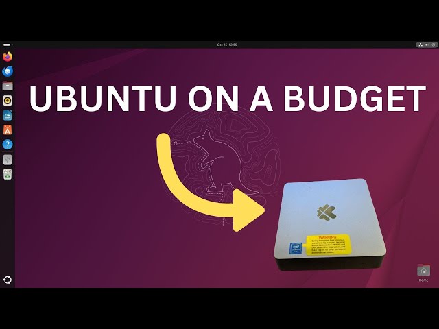 Ubuntu 25.10 On A Budget Basic Mini PC