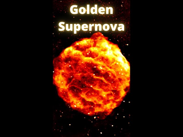 A magnificent picture of the remains of a 'Golden Supernova'