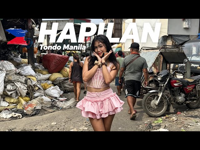 Meandering around Infamous Tondo Manila Philippines [4K]