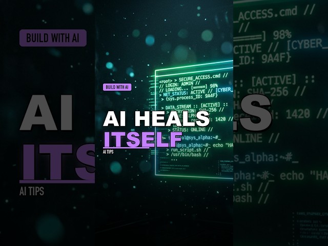 This AI Agent Fixes Its Own Mistakes Before You Notice 🤯