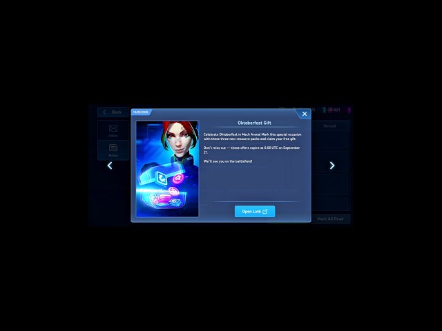 Oktoberfest Offers & Gift - Mech Arena #mecharena #reward