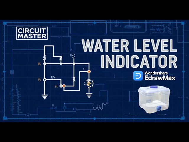 How to Create a Water Level Indicator Circuit Diagram in EdrawMax
