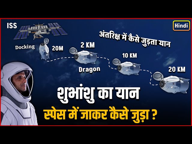 How did Shubhanshu Shukla's spacecraft connect to the space station?