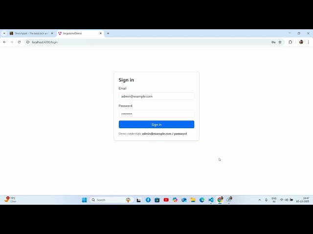 Angular 21 Dashboard Tutorial 2025 | Bootstrap 5 Admin Panel + JWT Login | Full Step-By-Step Project
