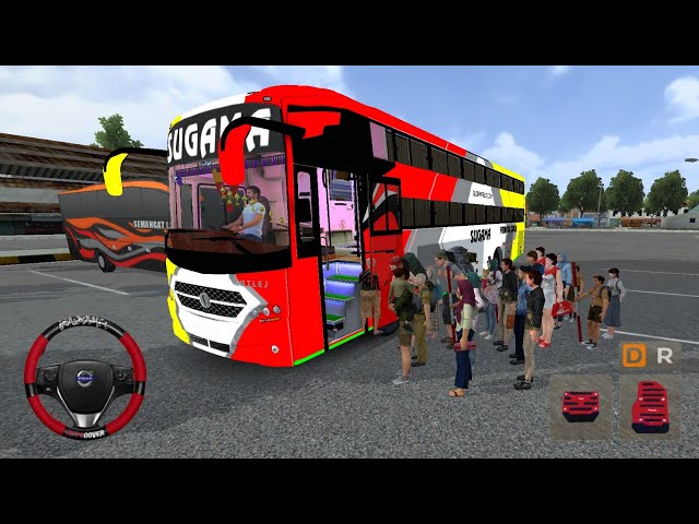 Sleeper Bus Mod For Bussid - Palopo To Mamuju TRIP 😲 BUS SIMULATOR INDONESIA - Android Gameplay 