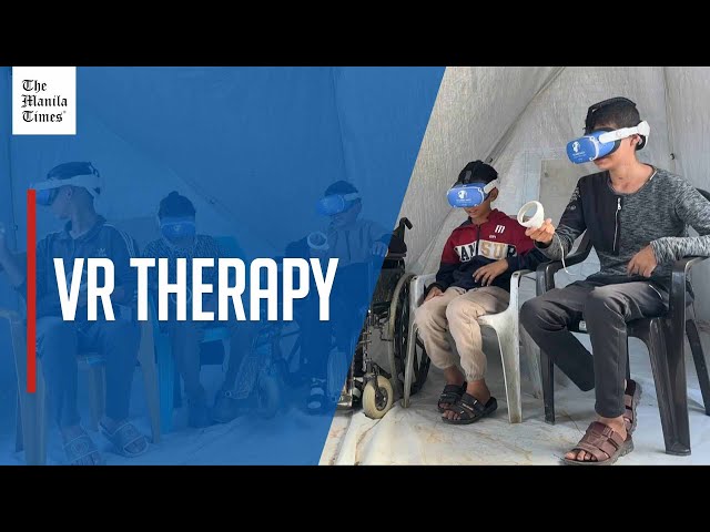VR headsets take war-scarred children to world away from Gaza
