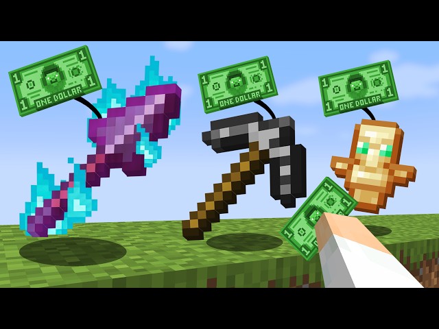 Minecraft, But Everything Costs $1